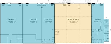 7700 Hub Pky, Valley View, OH à louer Plan d’étage- Image 1 de 1