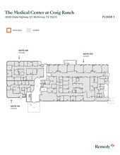 8080 State Highway 121, McKinney, TX à louer Plan d’étage- Image 1 de 1