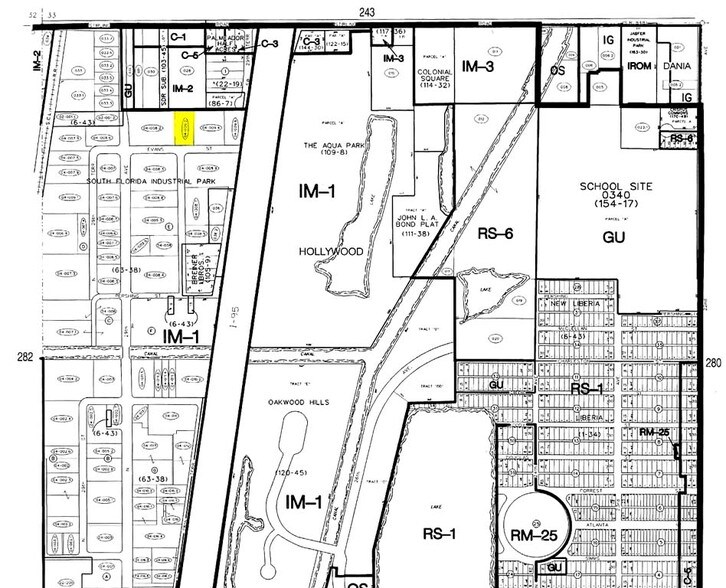 2851 Evans St, Hollywood, FL à louer - Plan cadastral - Image 2 de 27