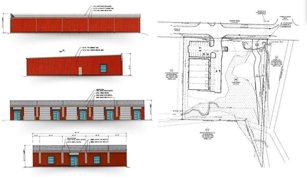 1061 Classic Rd, Apex, NC à louer - Plan de site - Image 2 de 3