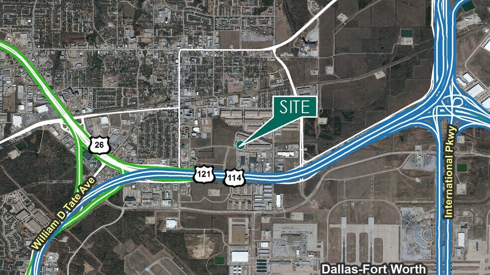 801 Hanover Dr, Grapevine, TX à louer - Aérien - Image 3 de 4