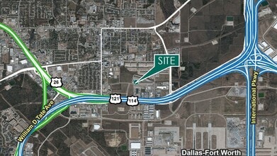 801 Hanover Dr, Grapevine, TX - AERIAL  map view - Image1