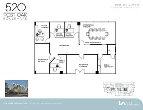 520 Post Oak Blvd, Houston, TX for lease Floor Plan- Image 1 of 1