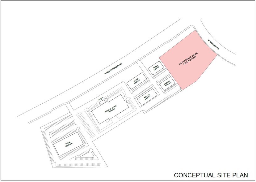 7.63 Acres on Indian School Rd, Litchfield Park, Litchfield Park, AZ à vendre - Plan de site - Image 3 de 5