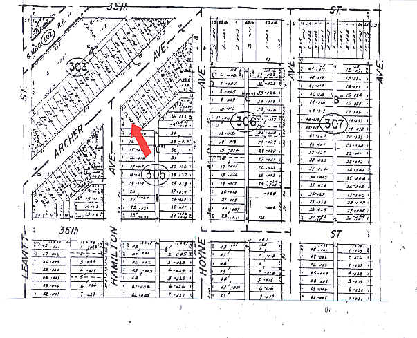 3539-3543 S Archer Ave, Chicago, IL à vendre - Plan cadastral - Image 2 de 6