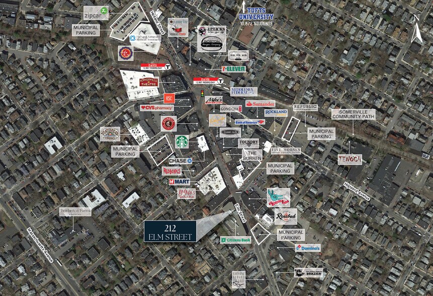 212 Elm St, Somerville, MA à louer - Photo du bâtiment - Image 3 de 7