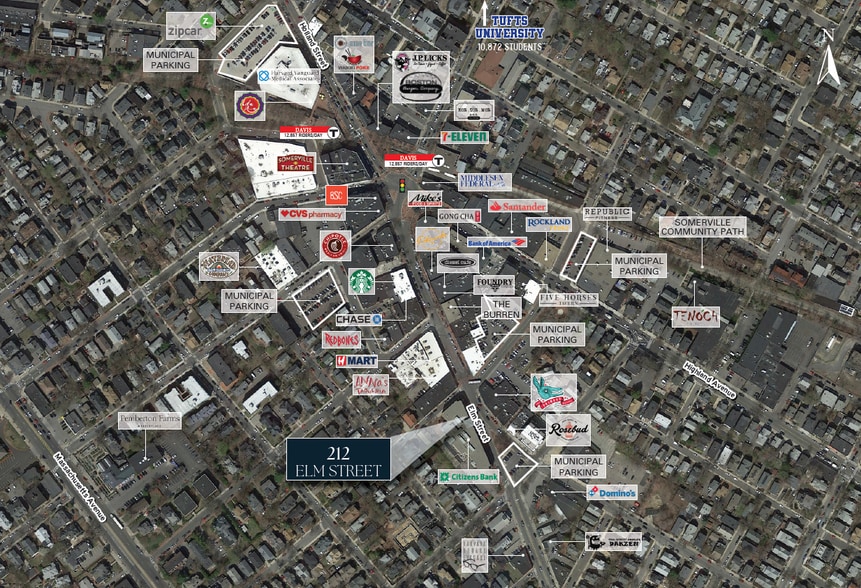 212 Elm St, Somerville, MA à louer - Photo du bâtiment - Image 3 de 7