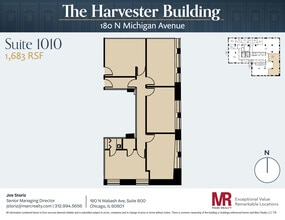 180 N Michigan Ave, Chicago, IL à louer Plan d’étage- Image 1 de 1
