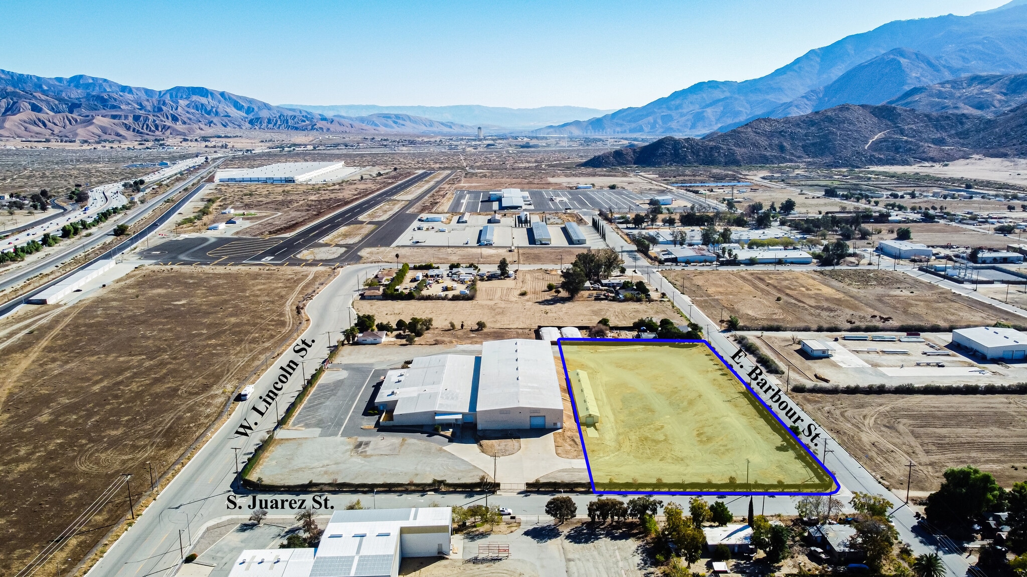 1284 E Lincoln St, Banning, CA for lease Aerial- Image 1 of 5