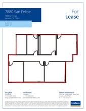 7880 San Felipe St, Houston, TX for lease Floor Plan- Image 1 of 1