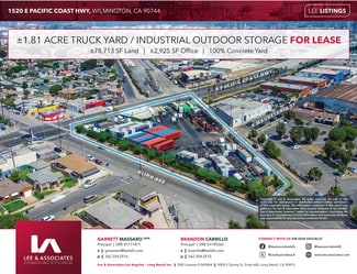 More details for 1520 E Pacific Coast Hwy, Wilmington, CA - Land for Lease