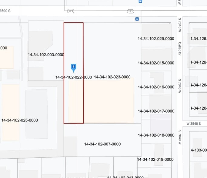 7095 W 3500 S, Salt Lake City, UT à vendre - Plan cadastral - Image 3 de 68