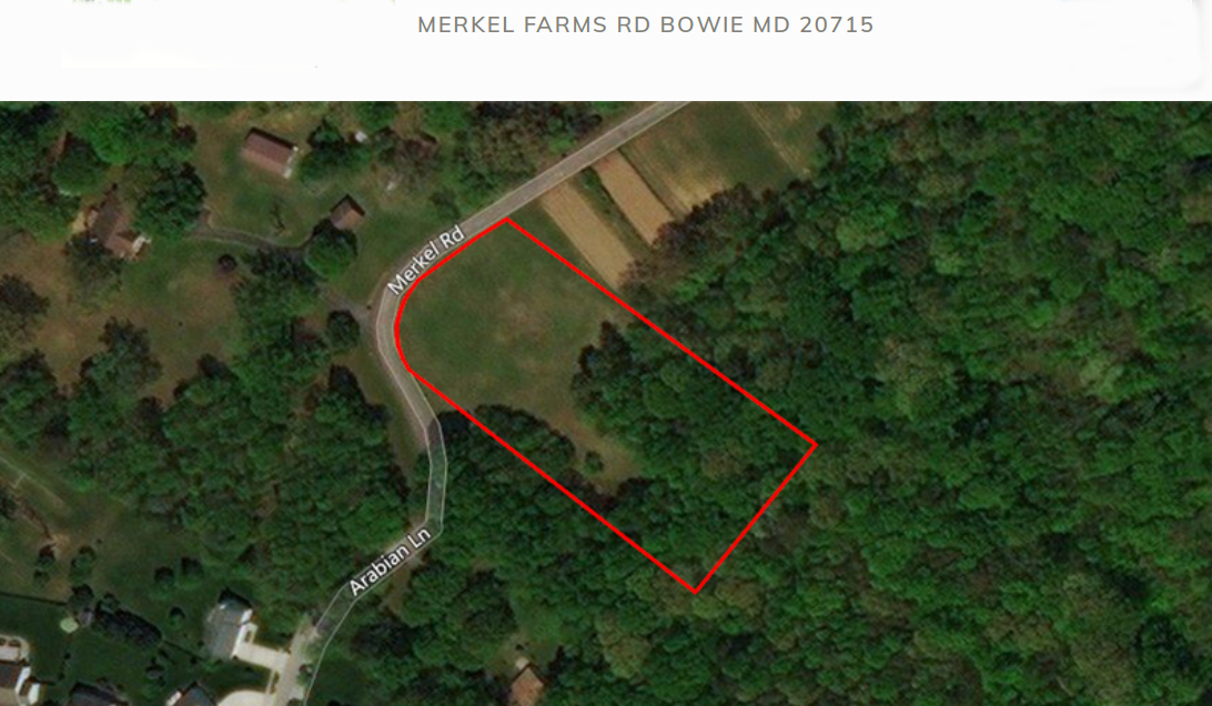 Merkel Farms Rd, Bowie, MD à vendre Photo du bâtiment- Image 1 de 1