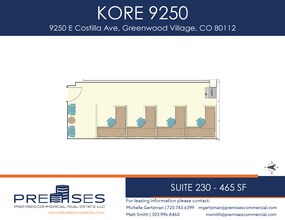 9250 E Costilla Ave, Greenwood Village, CO for lease Floor Plan- Image 1 of 1