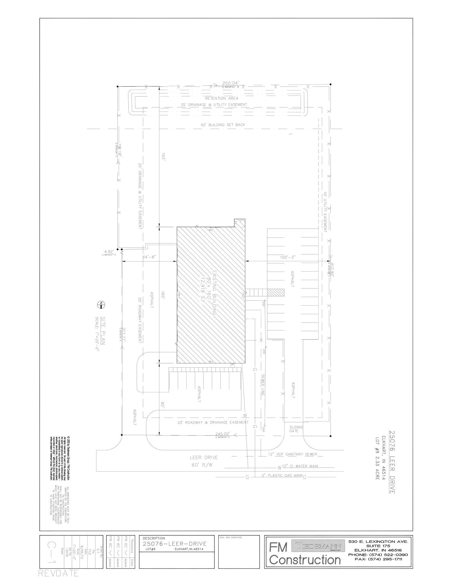 1835 Leer Dr, Elkhart, IN for lease Site Plan- Image 1 of 1