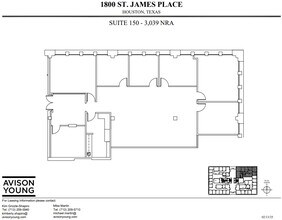 1800 St James Pl, Houston, TX for lease Floor Plan- Image 1 of 1