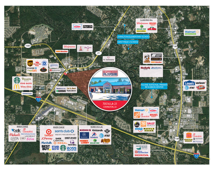 Express Oil, Covington, LA à vendre - Photo du bâtiment - Image 2 de 4