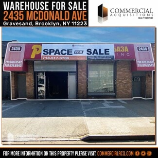 Plus de détails pour 2435 McDonald Ave, Brooklyn, NY - Industriel à vendre