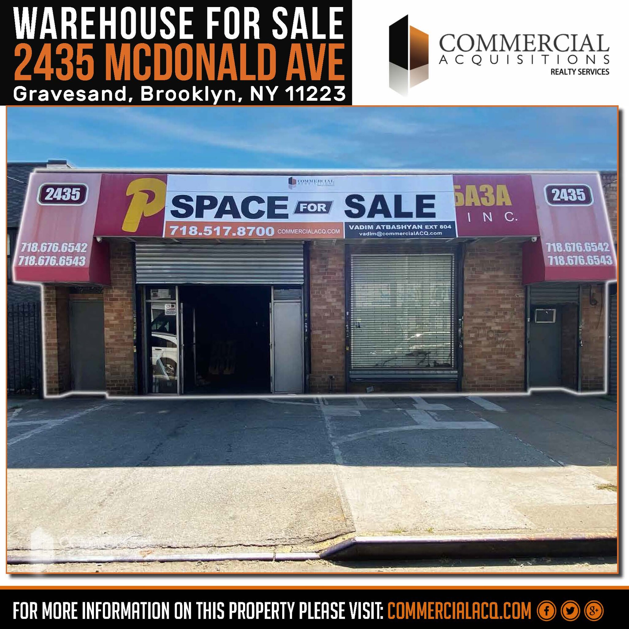2435 McDonald Ave, Brooklyn, NY for sale Building Photo- Image 1 of 7