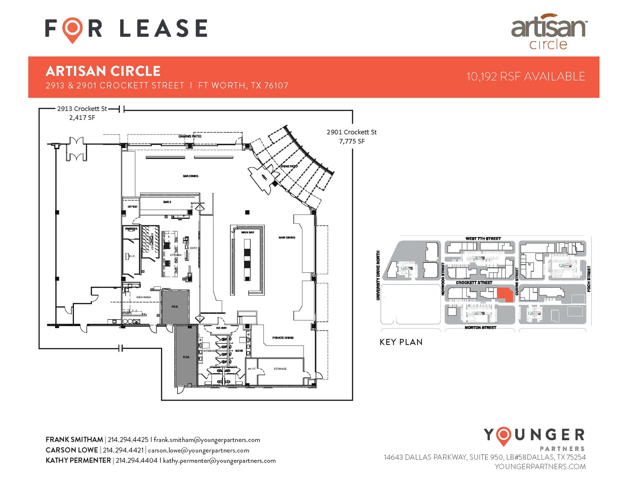 2973 W 7th St, Fort Worth, TX for lease Floor Plan- Image 1 of 1