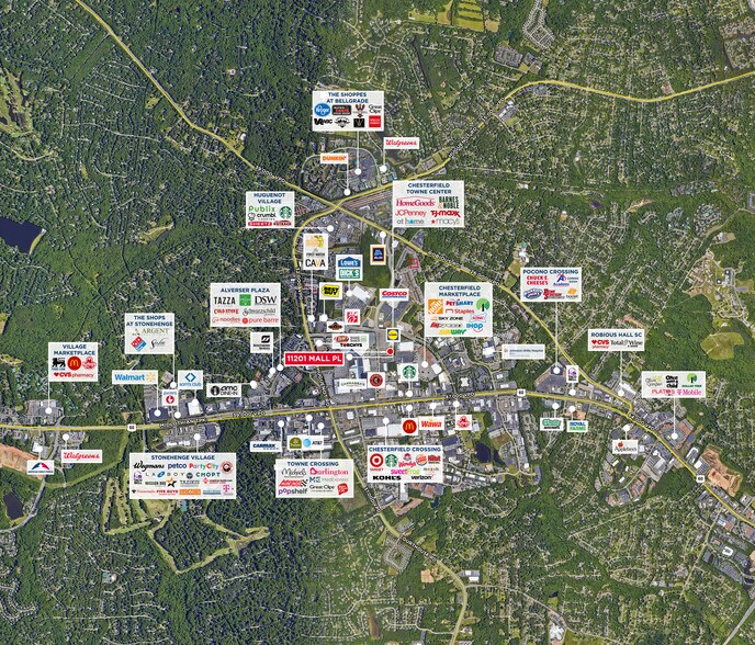 11201 Mall Place, North Chesterfield, VA à vendre - Photo du bâtiment - Image 2 de 2