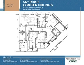 10535 Park Meadows Blvd, Lone Tree, CO à louer Plan d’étage- Image 1 de 1