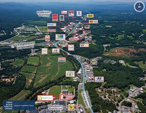 194 W Park Cir, North Wilkesboro, NC - AÉRIEN Vue de la carte