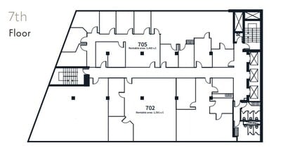 1112 W Pender St, Vancouver, BC for lease Floor Plan- Image 1 of 1