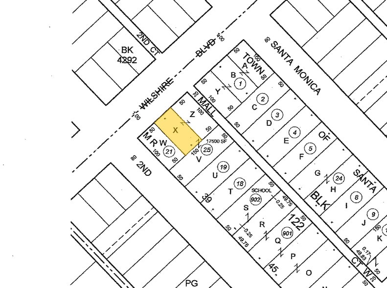 210-214 Wilshire Blvd, Santa Monica, CA for lease - Plat Map - Image 2 of 3