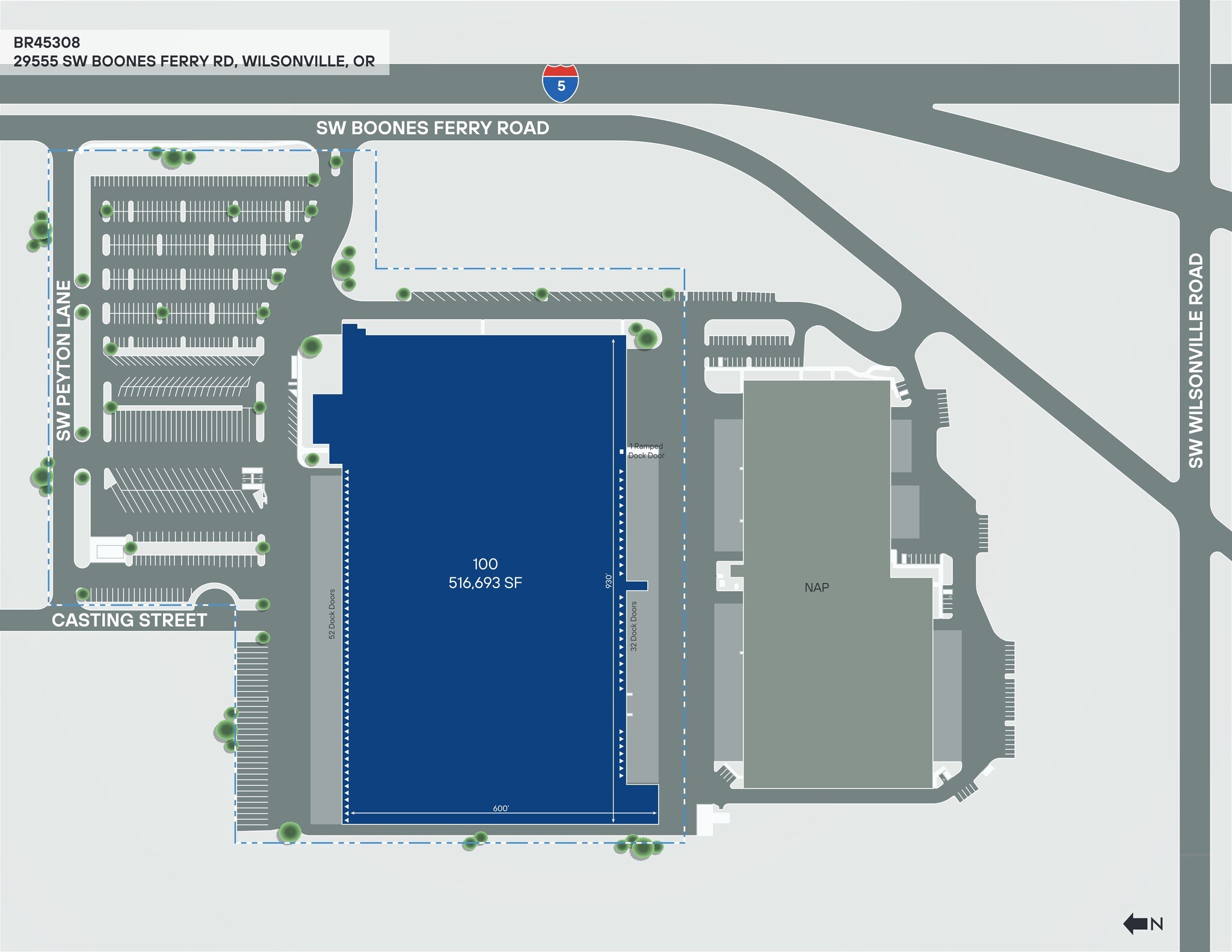 29555 SW Boones Ferry Rd, Wilsonville, OR à louer Plan de site- Image 1 de 16