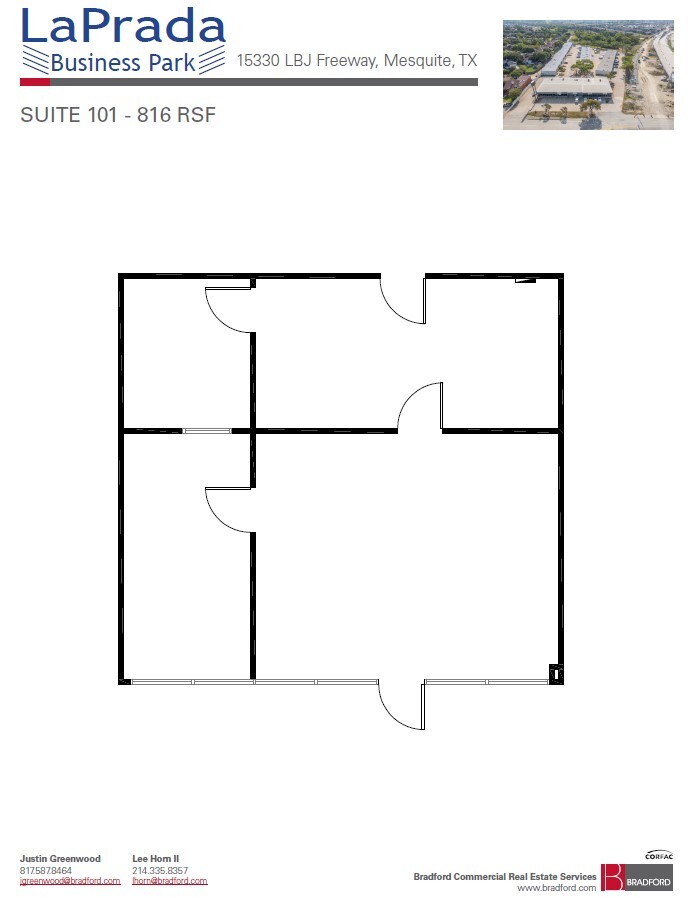 15330 Lyndon B Johnson Fwy, Mesquite, TX for lease Floor Plan- Image 1 of 1