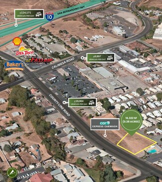 Plus de détails pour 34112 County Line Rd & Calimesa Blvd Rd, Yucaipa, CA - Terrain à vendre