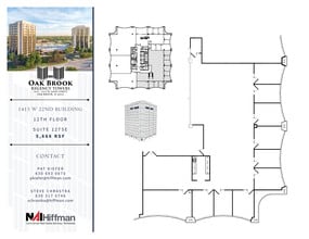 1415 W 22nd St, Oak Brook, IL à louer Plan d’étage- Image 1 de 1