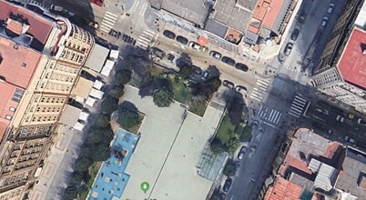 A Coruña, LC - Aerial map view