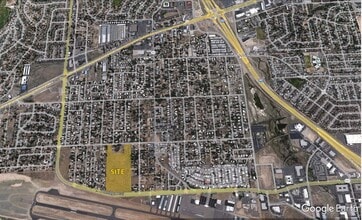 E Nye Ln, Carson City, NV - Aérien Vue de la carte