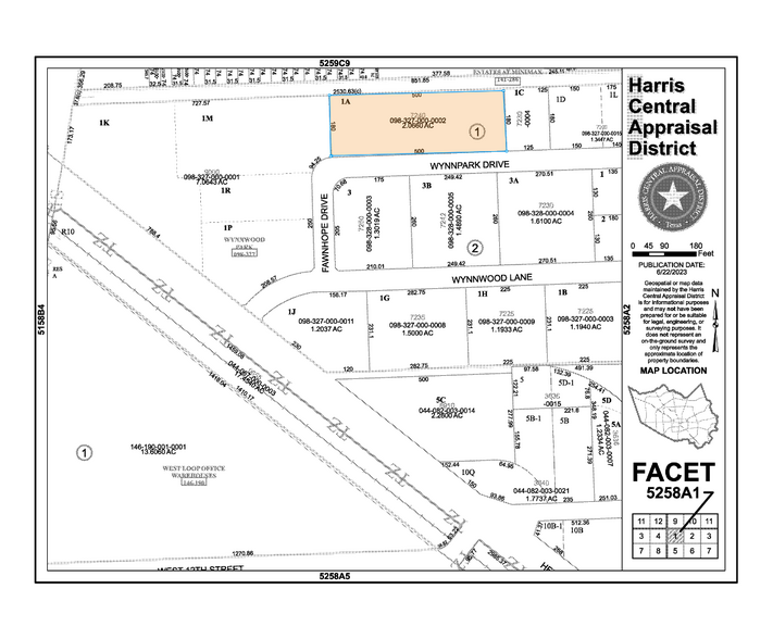 7240-7248 Wynnwood Ln, Houston, TX for lease - Plat Map - Image 2 of 7