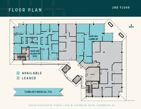 555 W Chandler Blvd, Chandler, AZ for lease Floor Plan- Image 1 of 1