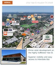 2702 Yale St, Houston, TX - AERIAL  map view