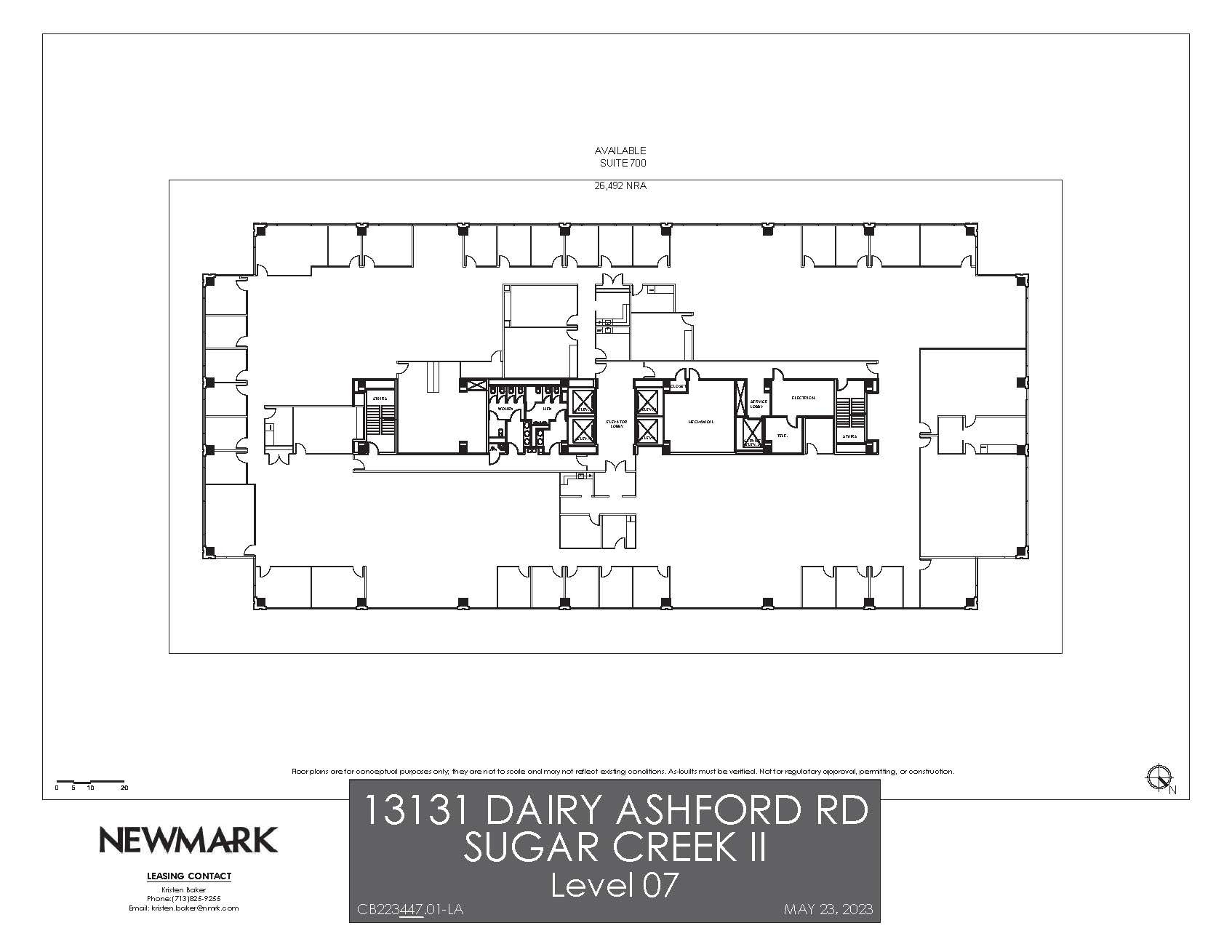 13131 Dairy Ashford Rd, Sugar Land, TX à louer Plan d’étage- Image 1 de 1