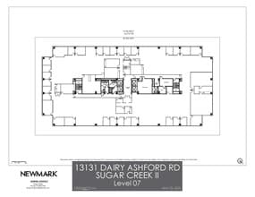 13131 Dairy Ashford Rd, Sugar Land, TX à louer Plan d’étage- Image 1 de 1