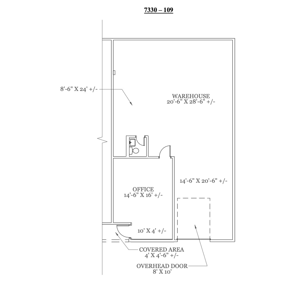 7330 Rampart St, Houston, TX à louer Plan d’étage- Image 1 de 1