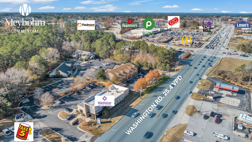 4246 Washington Rd, Evans, GA à louer - Photo du bâtiment - Image 2 de 15