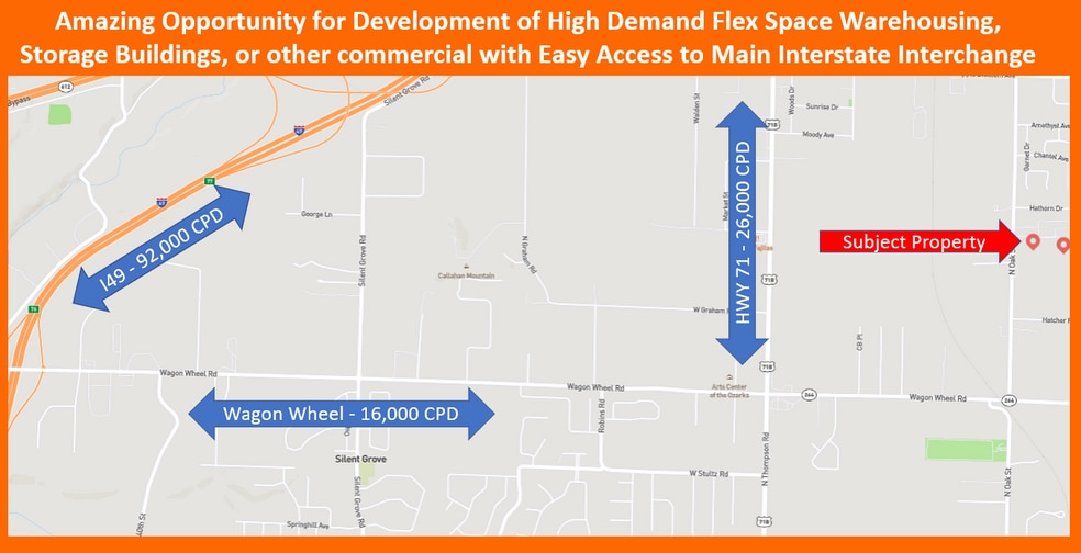 N Oak, Springdale, AR for sale - Building Photo - Image 2 of 3