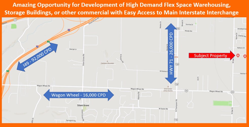 N Oak, Springdale, AR à vendre - Photo du bâtiment - Image 2 de 3