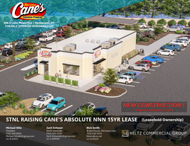 STNL RAISING CANE'S ABSOLUTE NNN 15YR LEASE - NNN Property