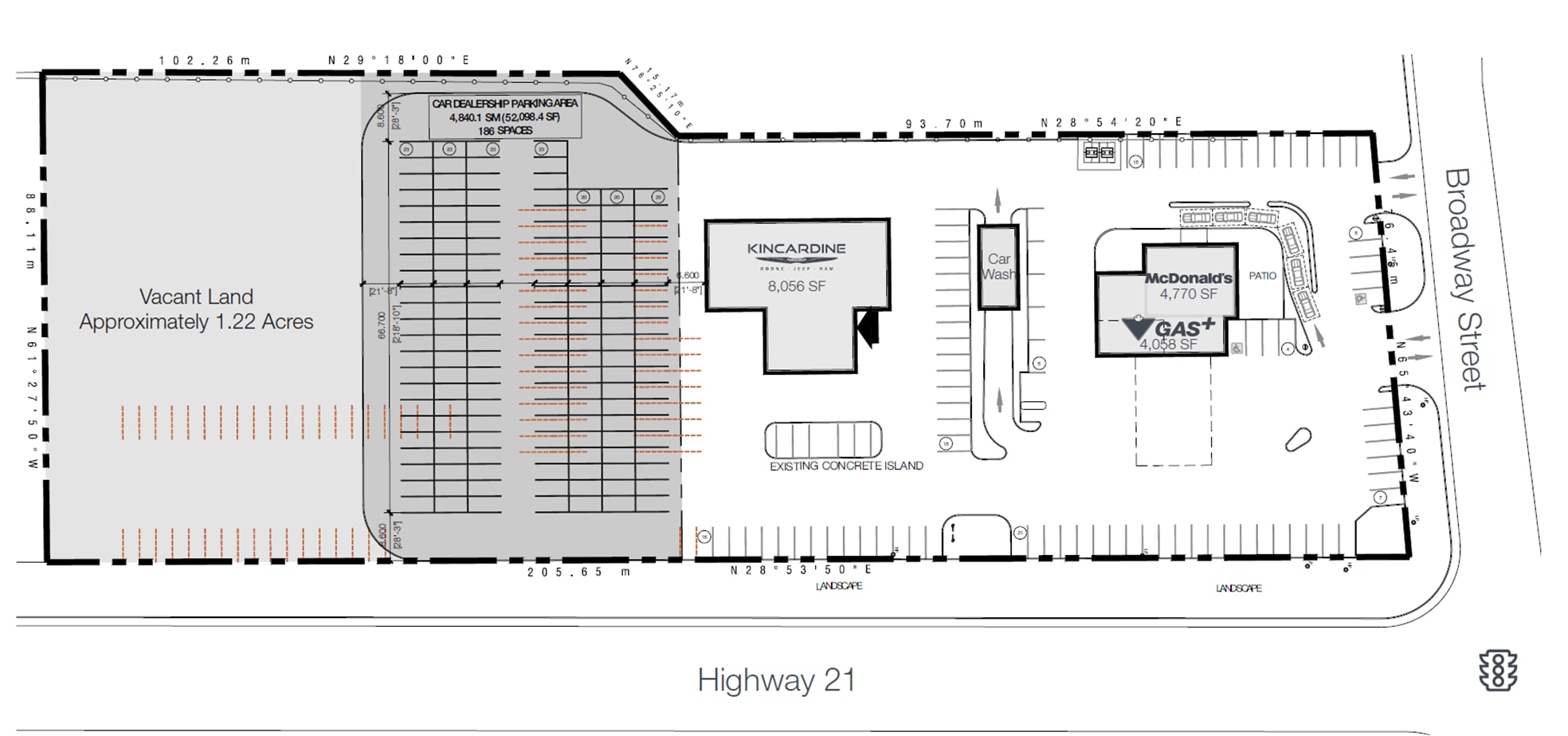 792 Broadway St, Kincardine, ON for lease Site Plan- Image 1 of 2