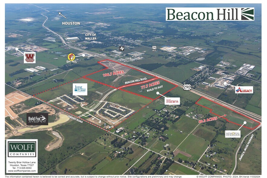 US 290, Waller, TX for sale - Aerial - Image 3 of 14