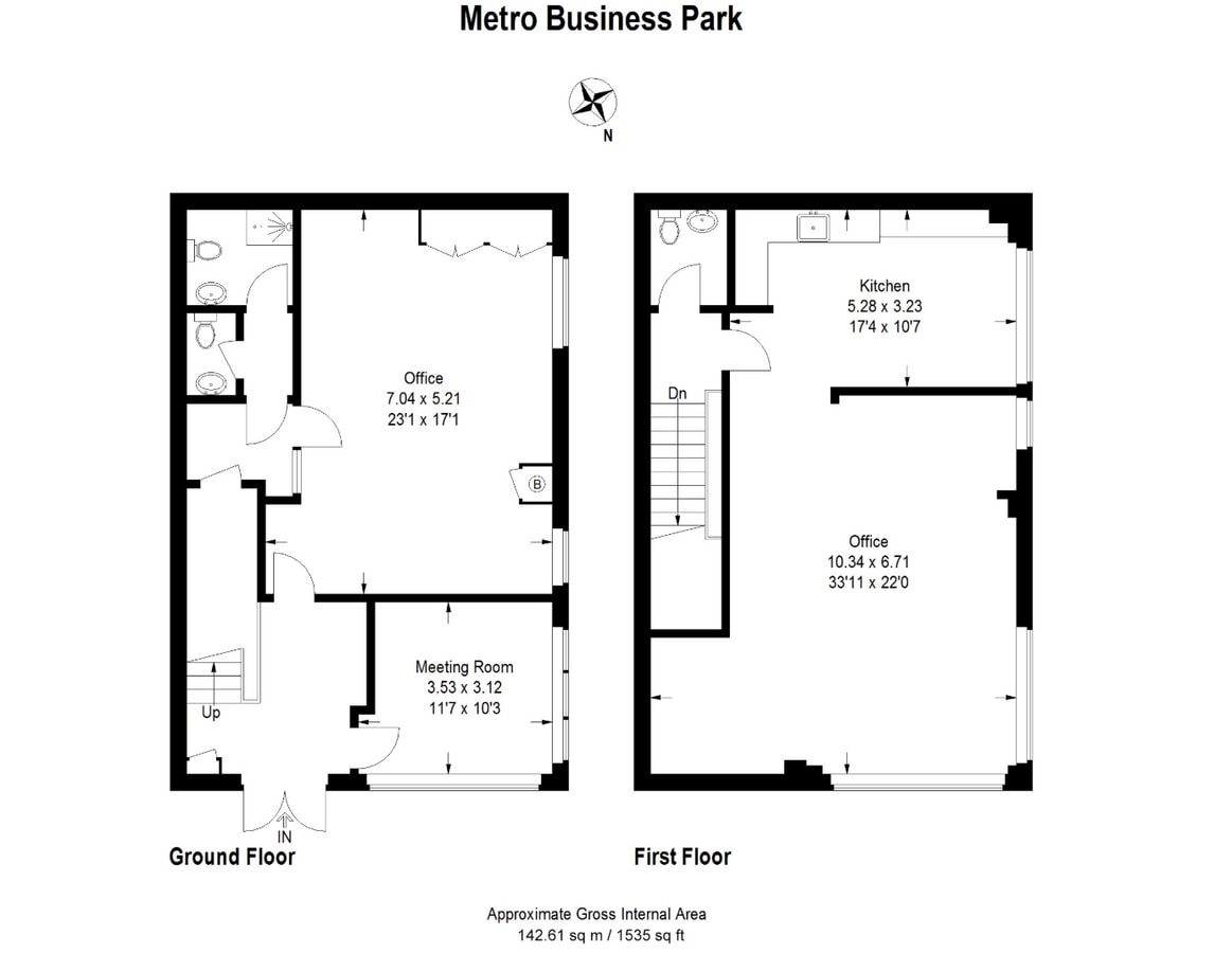 Unit 9 Metro Business Park, Kangley Bridge Road, Londres, LND SE26 5BW - Unité 9 -  - Plan d’étage - Image 1 of 10