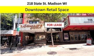 Plus de détails pour 218-224 State St, Madison, WI - Commerce de détail à louer