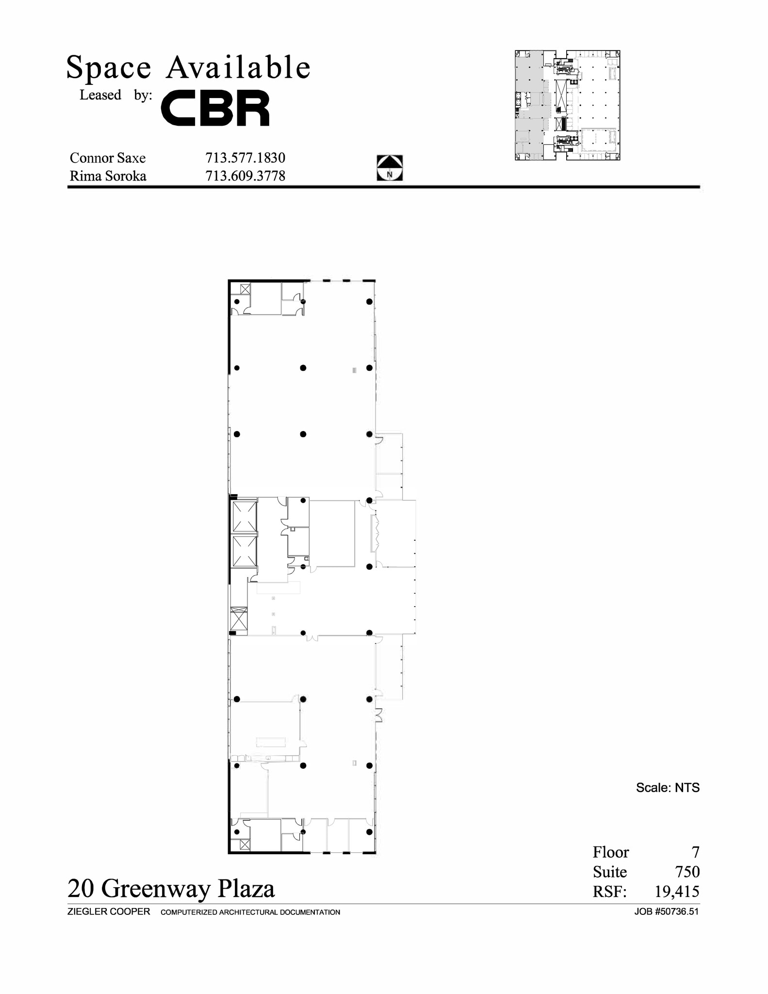 20 Greenway Plz, Houston, TX for lease Site Plan- Image 1 of 1